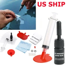 Windscreen Windshield Repair Tool Set DIY Car Kit Wind Glass For Chip Crack Fix