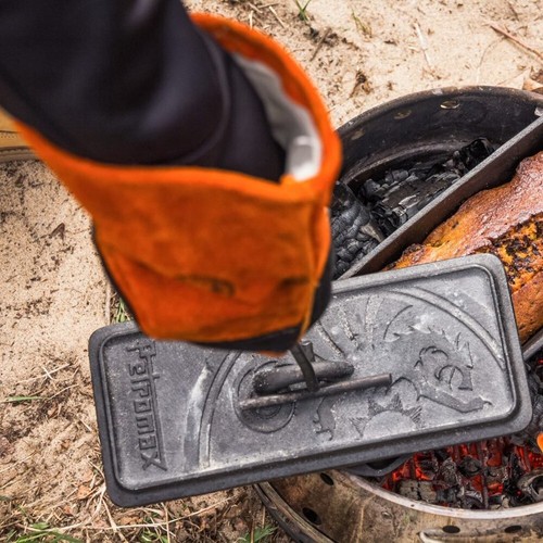 Petromax Stahldeckelheber, Camping Kochutensil für den Umgang mit heißen Deckeln, 13,8 Zoll - Bild 6 von 7