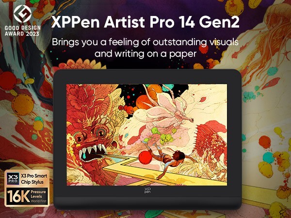 Buy XPPen Artist Pro 14 Gen 2 Graphics Drawing Tablet 16384 Levels