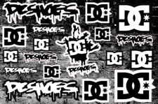 Dc Decals Stickers Heavy Duty Vinyl Graphics Autocollant Aufkleber Adesivi