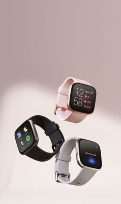 New Fitbit versa 2 health and fitness smartwatch  [Black]