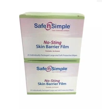 50 SAFE N SIMPLE SNS00807 No sting Skin Barrier Film Exp. March 2025- May 2027