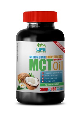 digestion supplements - MCT OIL 3600MG - mct oil brain octane 1B