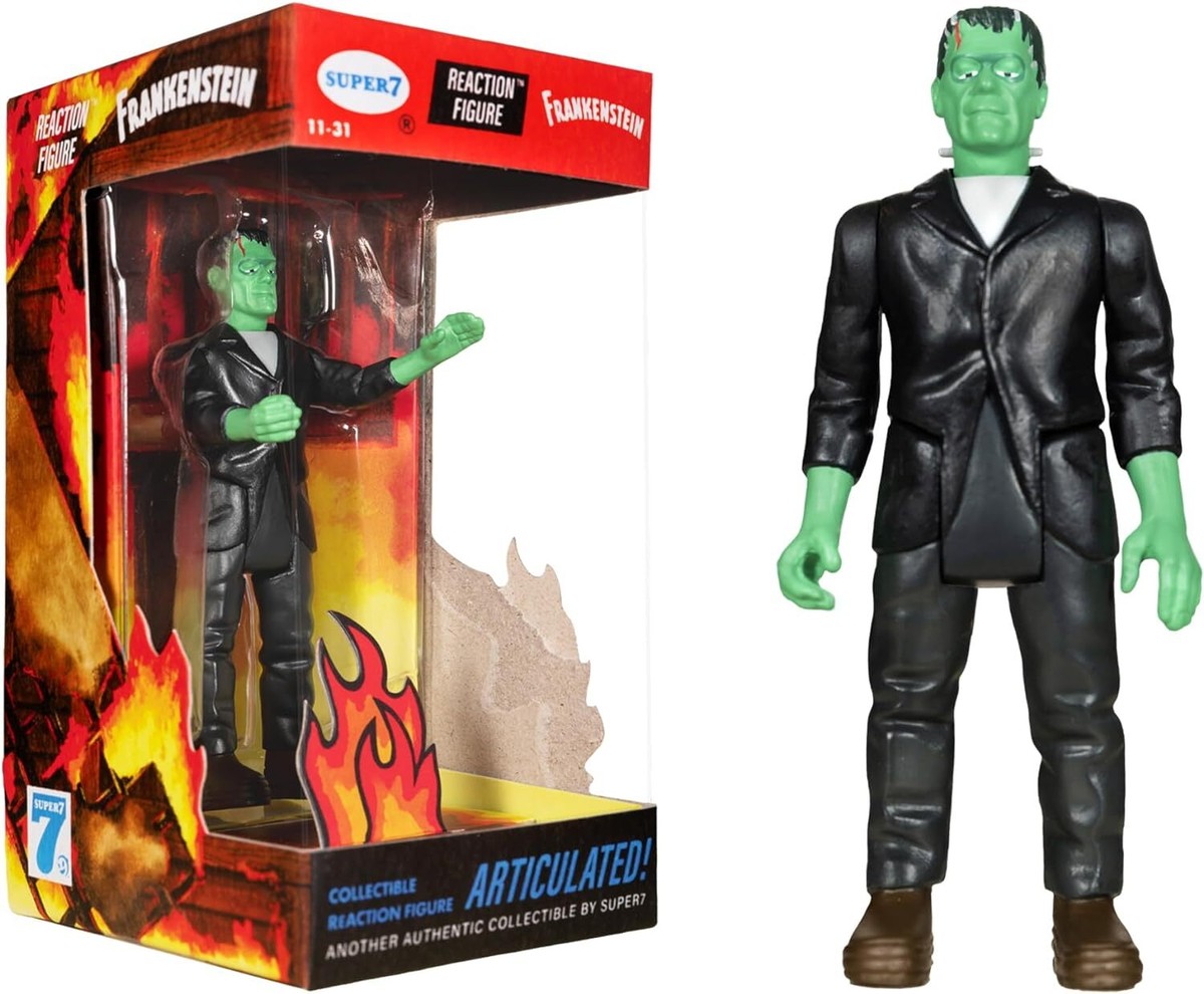 Super7 Universal Monsters Reaction - Frankenstein Fire Box | eBay