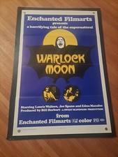 Warlock Moon 1973 original one sheet poster drive-in grindhouse 27x41 tri-folded
