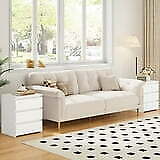 Beistelltisch, Holzschrank 3 Schubladen für Wohnzimmer - Bild 19 von 23