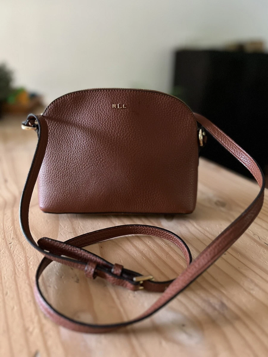 ralph lauren crossbody bag brown