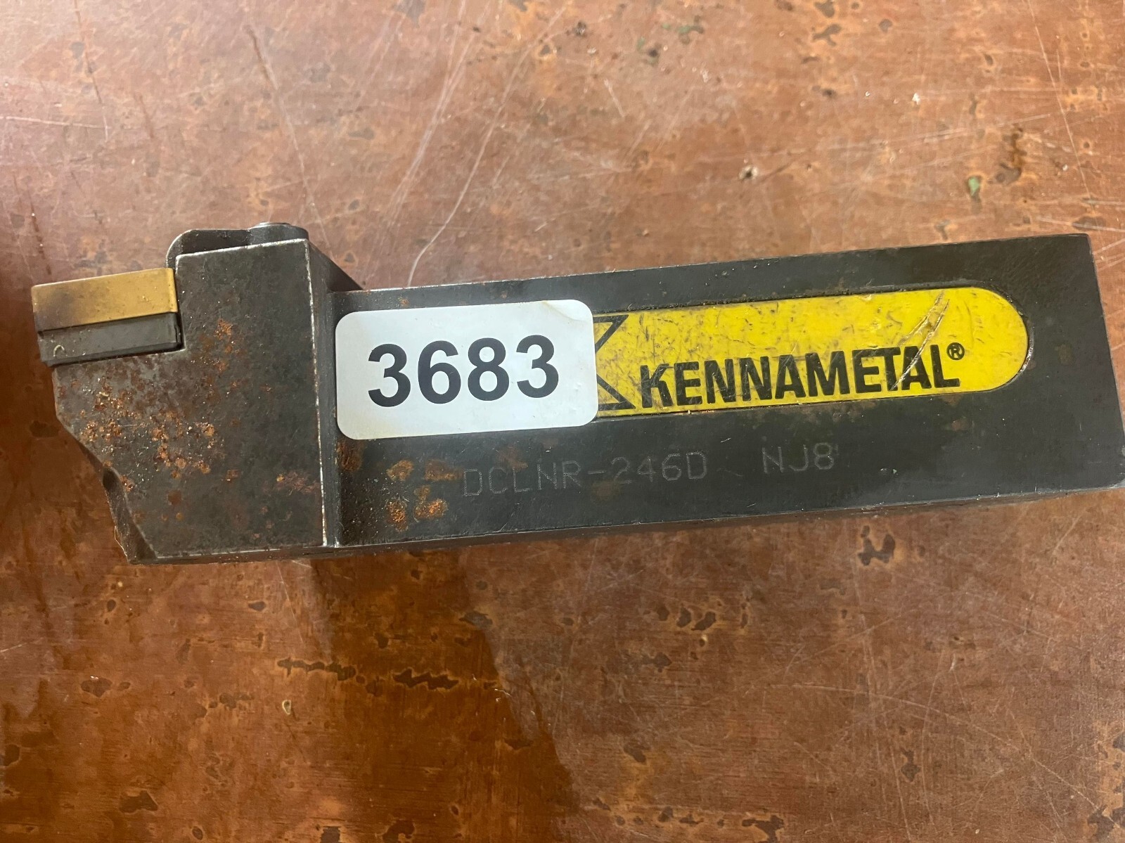 Used Kennametal DCLNR-246D Right-Hand Indexable Lathe Tool Holder
