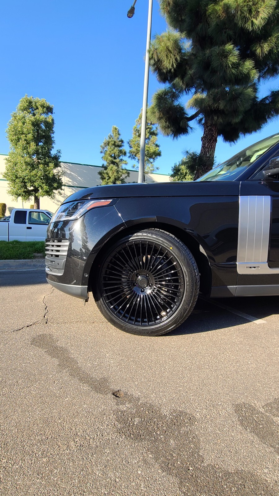 22 BLACK CONCAVE STAGGERED RF35 WHEELS FIT BENTLEY GT GTC & FLYING SPUR 19-25