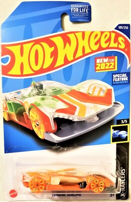 Hot Wheels - 2022 X-Raycers 3/5 Turbine Sublime 189/250 (BBHCX42