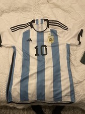 adidas Argentina World Cup Men's Jersey, Large - Blue/White