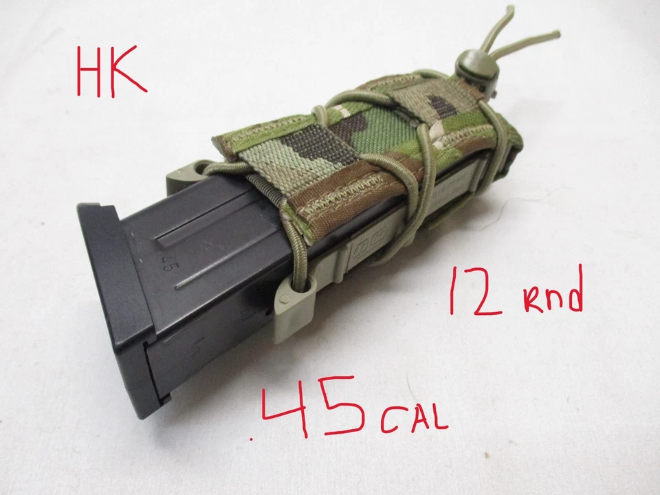 HIGH SPEED GEAR MULTICAM SINGLE PISTOL TACO MAGAZINE POUCH HSGI LT MOLLE/PALS - Image 4 of 4