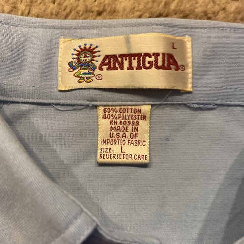 Camisa Polo Departamento de Transporte de Wisconsin DOT Para Hombres L Azul De Colección Antigua Nueva Sin Etiquetas - Imagen 4 de 10