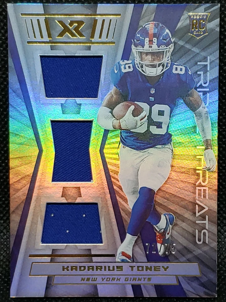 2021 Panini XR Rookie Triple Threats Materials /49 /75.  You Pick!! - Image 3 of 4