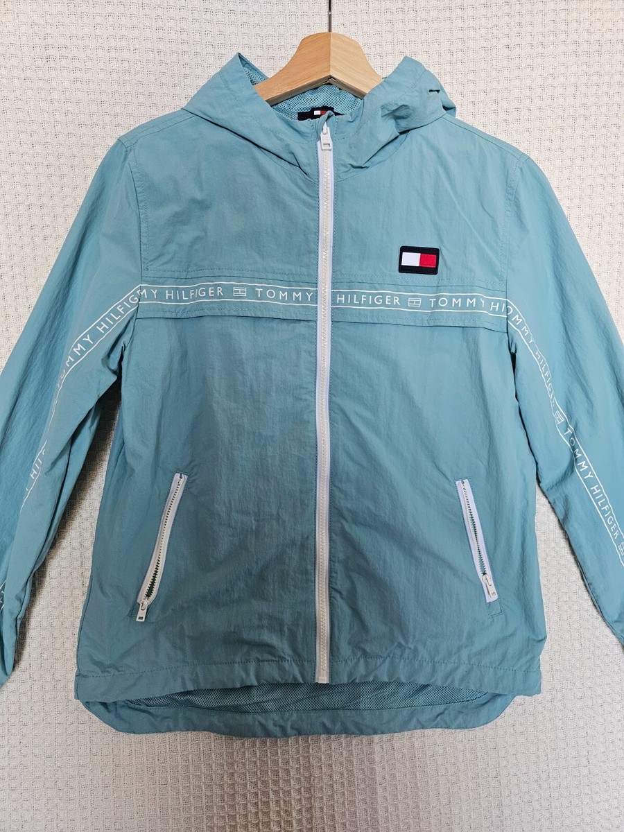 Tommy Hilfiger girls/boys Windbreaker Light Blue Size 152 Year 13