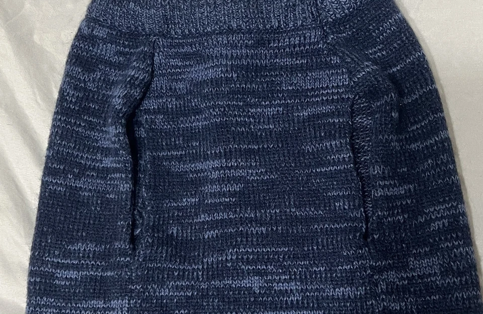 Dog sweater medium Blue knit cute Warm  Boho Trendy Pet Dog Mom C - Image 2 of 3