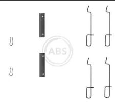 A.B.S. 1125Q Accessory Kit, Disc Brake Pad for Citroen, Peugeot, Renault