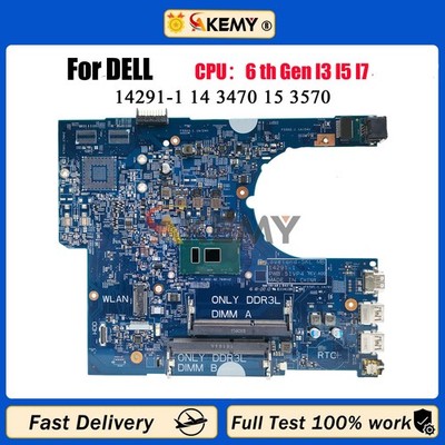 For DELL Latitude 3470 3570 Motherboard 14291-1 with i3 i5 i7 CN-0P5M6K 0YKP8M