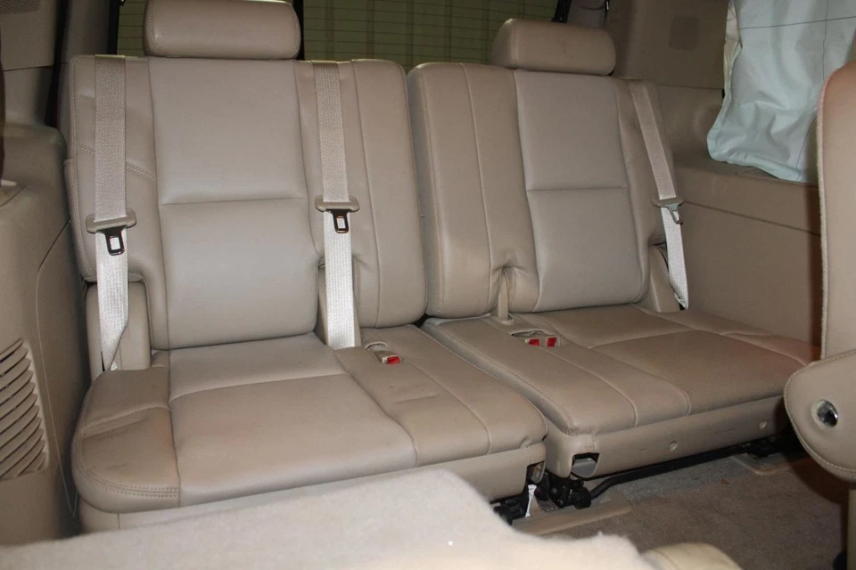 2011 GMC Yukon Used 3rd Row Rear Seat Assembly Tan Leather C25317 Foto 2 de 4