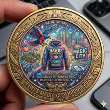 Hawks Basketball Magic City Monday 2026 Hoodie Coin