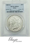 1885-O Morgan Silver Dollar PCGS MS64 GSA, Series 52, Coin:30