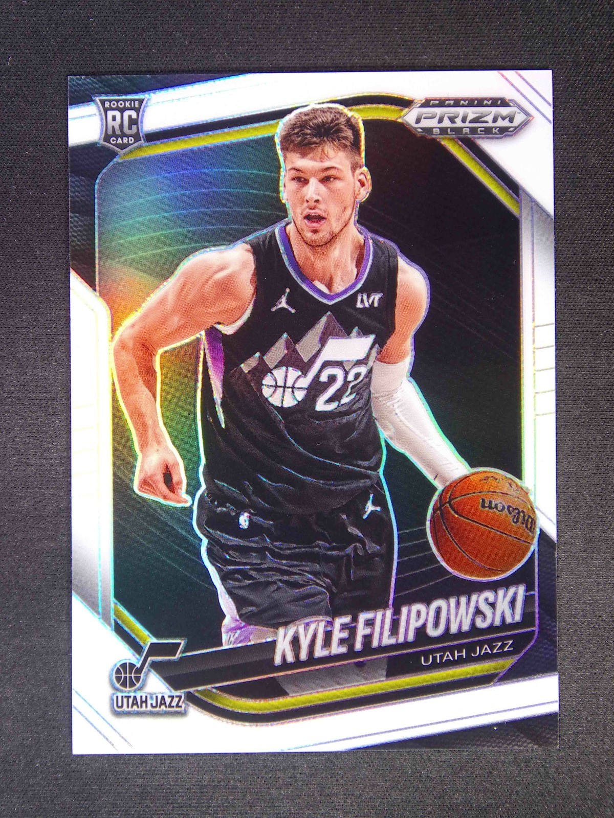 2024-25 Panini Prizm Black Kyle Filipowski #125 RC Rookie White /175