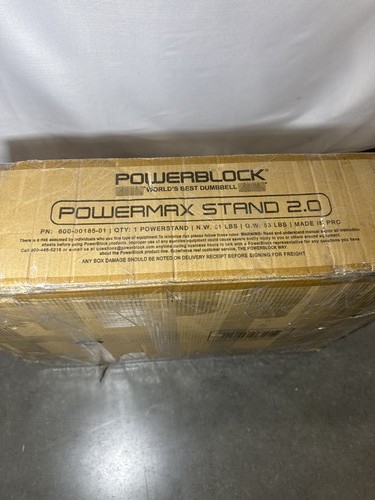 POWERBLOCK POWERMAX STAND 2.0 - DUMBBELL RACK AND WEIGHT RACK - BLACK