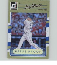 2017 Donruss #82 Jay Bruce Gold Press Proof #/99
