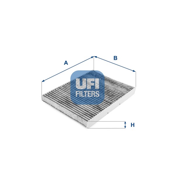 UFI Innenraumfilter 54.109.00 Aktivkohlefilter FüR Audi Seat VW Skoda Golf Polo-image
