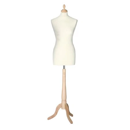Female Display Bust Tripod Base Mannequin Tailors Dummy