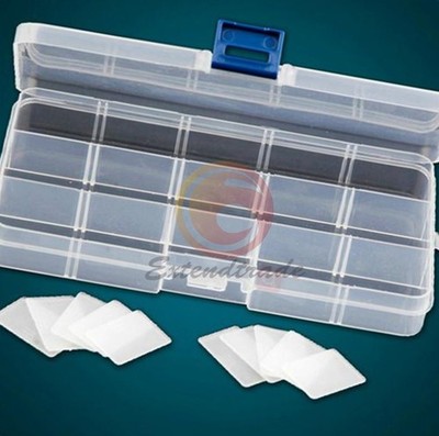 1PCS NEW Plastic 15 Slots Box process Organizer Storage Beads *tm