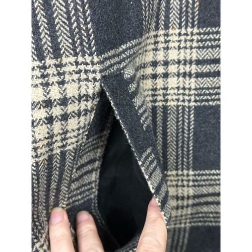 Men’s Dockers Authentic Zip Up Plaid Pockets Wool Collared Jacket Size Large - Picture 5 of 7