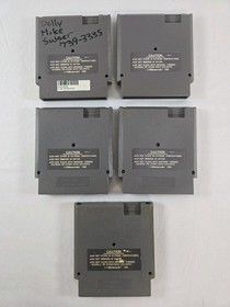 NES Game Lot (5) &ndash; Anticipation x2, Skate or Die, Baseball, Football &ndash; Untested