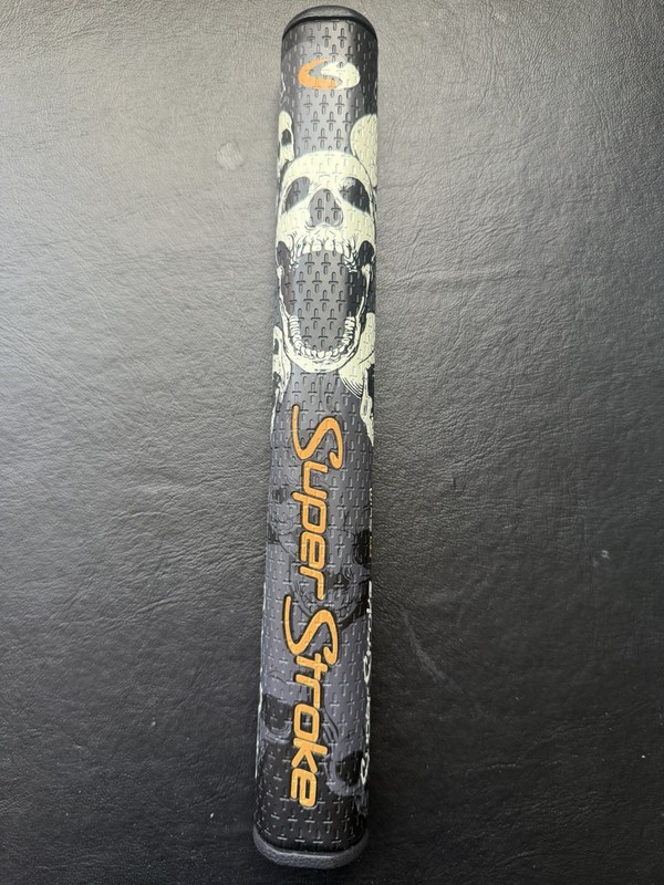 Super Stroke 3.0 Slim Skull Black/Orange Golf Putter Grip