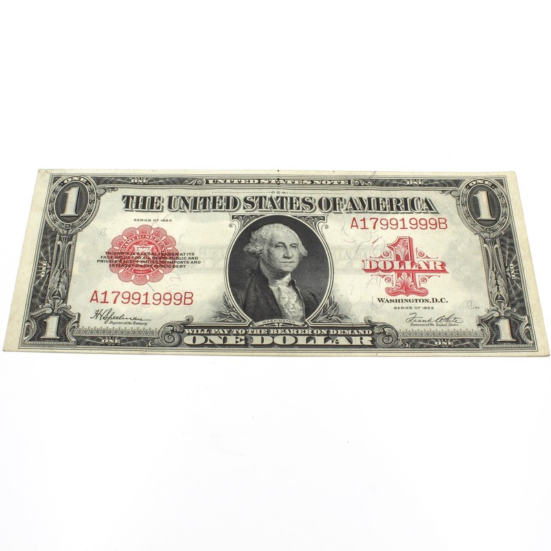 1923 Series $1 Legal Tender Note Horse Blanket United States No Reserve #C738-7