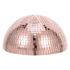  Disco Gazing Ball 15cm/5.9" - Half Reflective Garden Globe Mirror Ball - Disco