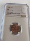 A Penny Dated 1986 Certified By NGC — photo 1