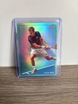 2021 Topps Chrome Tennis #17 Laslo Djere Aqua Refractor /150