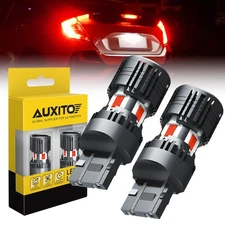 AUXITO 7443 LED Super Red Bright Brake Tail Stop Light Parking Bulbs 7440 2pcs