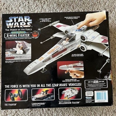 Kenner Power of The Force Star Wars X-Wing Fighter Jet for
