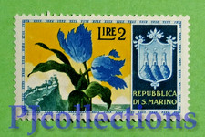 6371- SAN MARINO 1953 FIORI - TULIPANI  L. 2 MNH