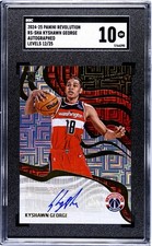 Kyshawn george 2024-25 Panini Revolution Levels Auto /25