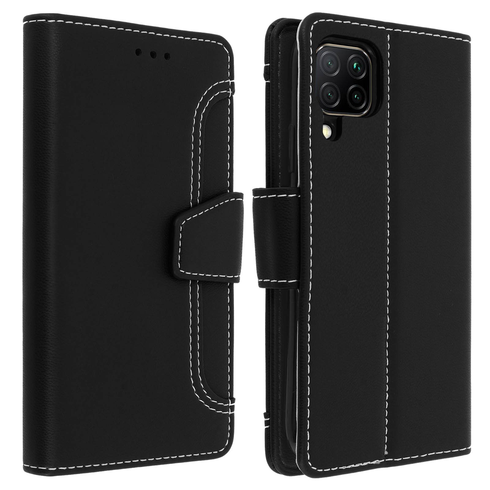 Coque Huawei P40 Lite Vito rigide avec béquille de visionnage noire - 2
