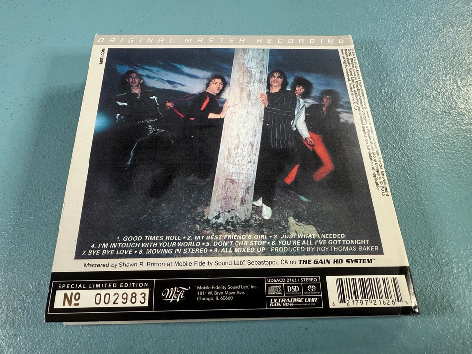 The Cars – The Cars - Hybrid SACD - Special Limited Edition - Musik CD Album - Bild 3 von 3