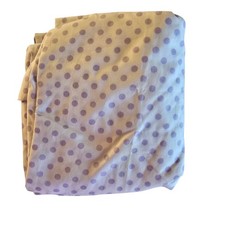 Pottery Barn Harper Purple Polka Dot Crib Sheet New