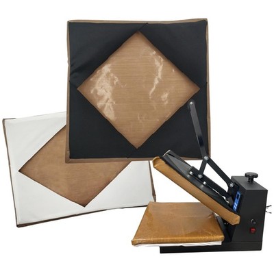 Durable Teflon Sheets for Heat Press 15x15 Platen Protection`^