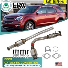 For Chevy Equinox 2.4l Both Catalytic Converters 2010 2011-2014 Direct Fit 55496