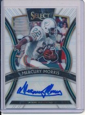 2019 Select Signatures Mercury Morris #SP-MM WHITE Prizm #/D /35 AUTO AUTOGRAPH