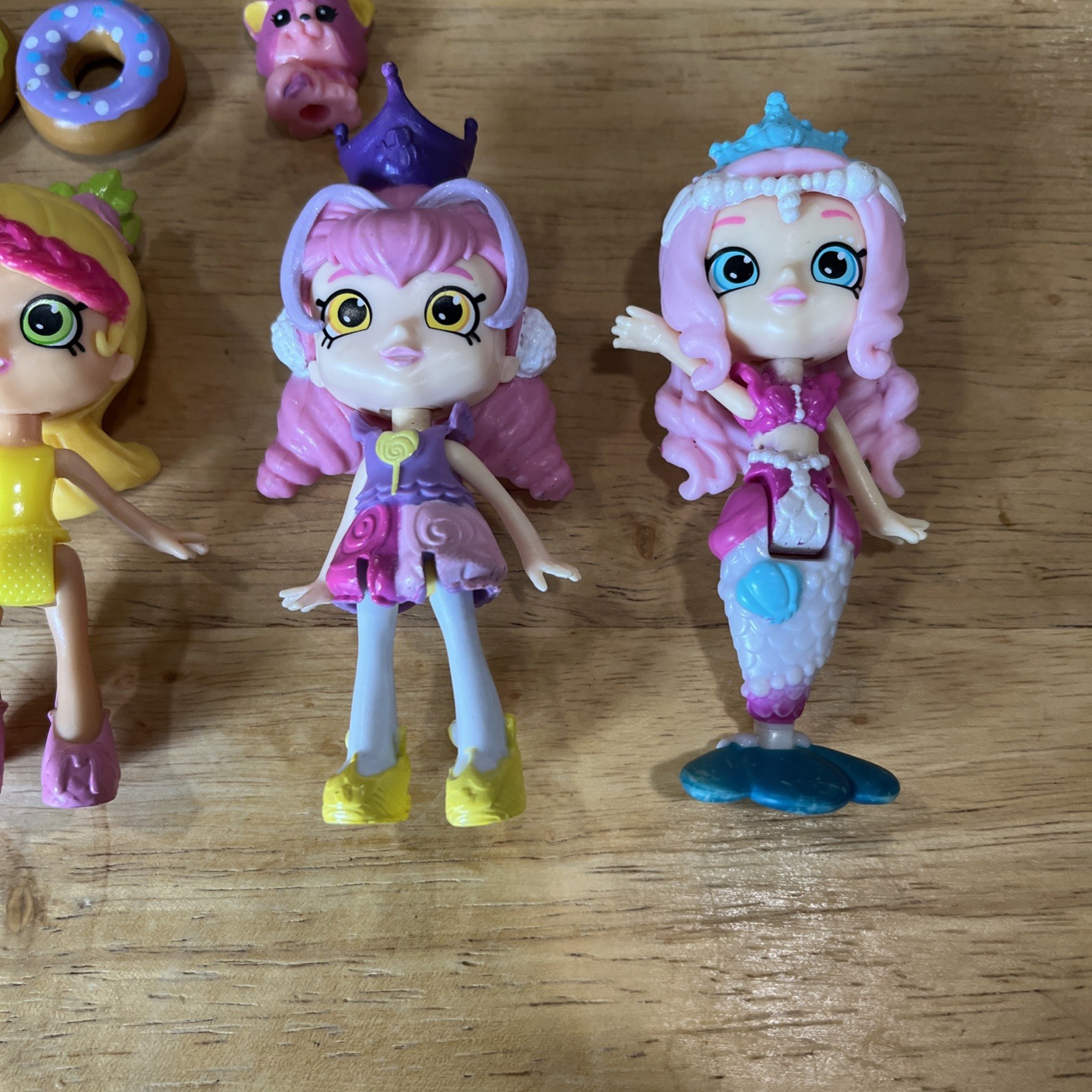 Shopkins Lil Shoppies Happy Places 3" Dolls Kate Lily Pops Bub-Lea Queen Behave