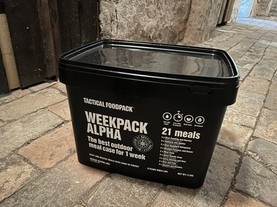Weekpack Alpha tactical foodpack MHD 11/29